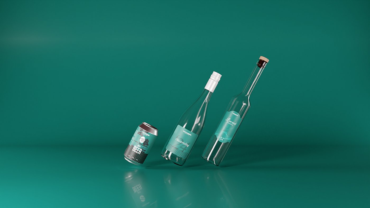 Egyedi saját címkés italok